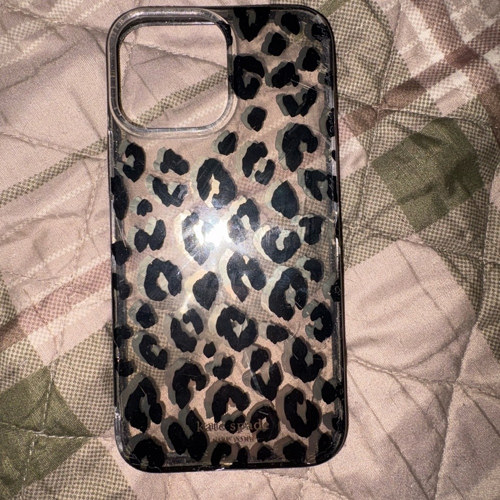Kate Spade Leopard Print Phone Case - 13 pro max